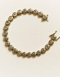 Chubby gold tennis bracelet