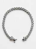 Signature silver tennis bracelet