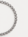 Chubby silver tennis bracelet
