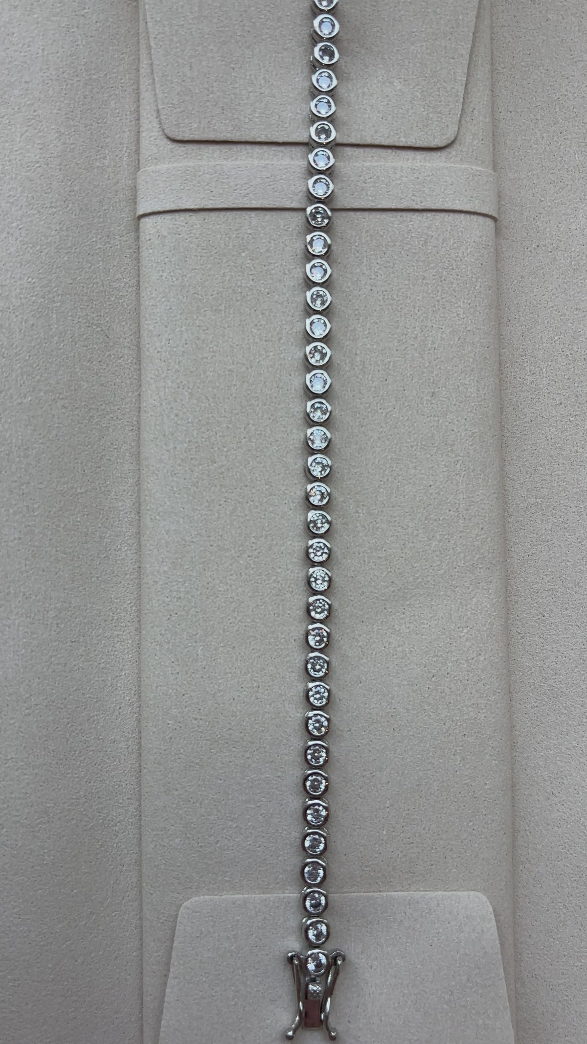 Signature silver tennis bracelet
